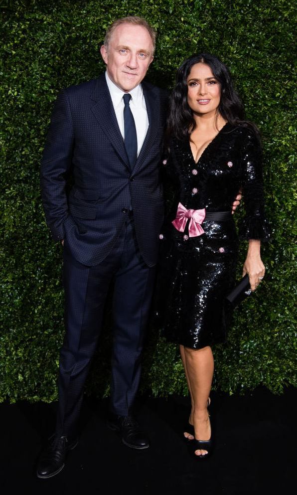 Salma Hayek y Francois-Henri Pinault son una de las parejas fashionistas del espectáculo