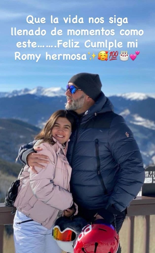 Eduardo Santamarina le envió sus mejores deseos a Romina