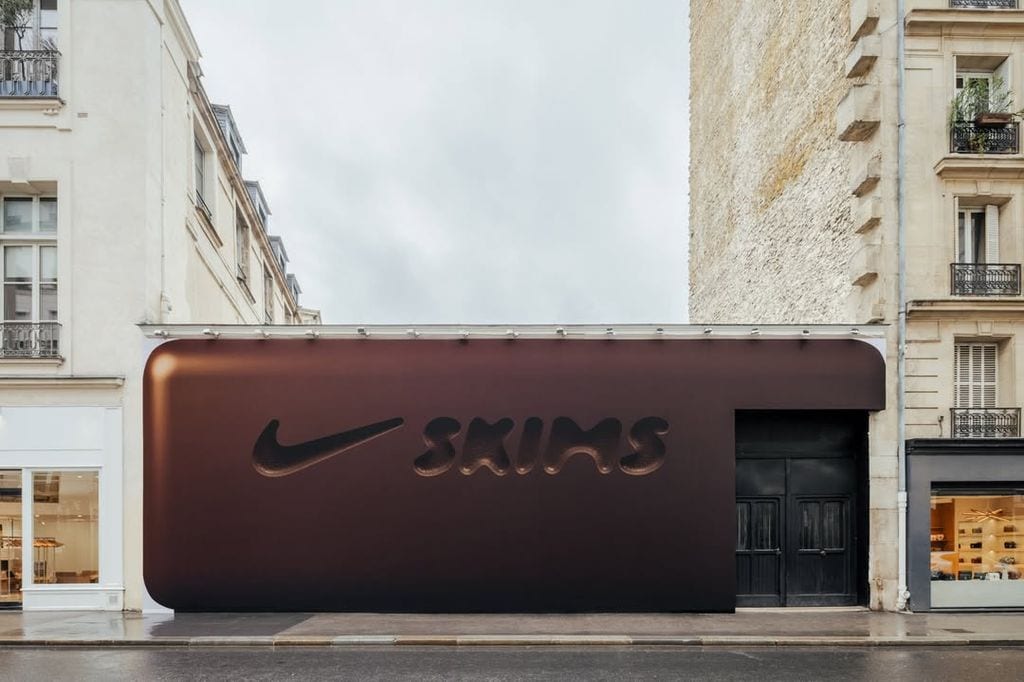 La pop-up store de NikeSkims en París.