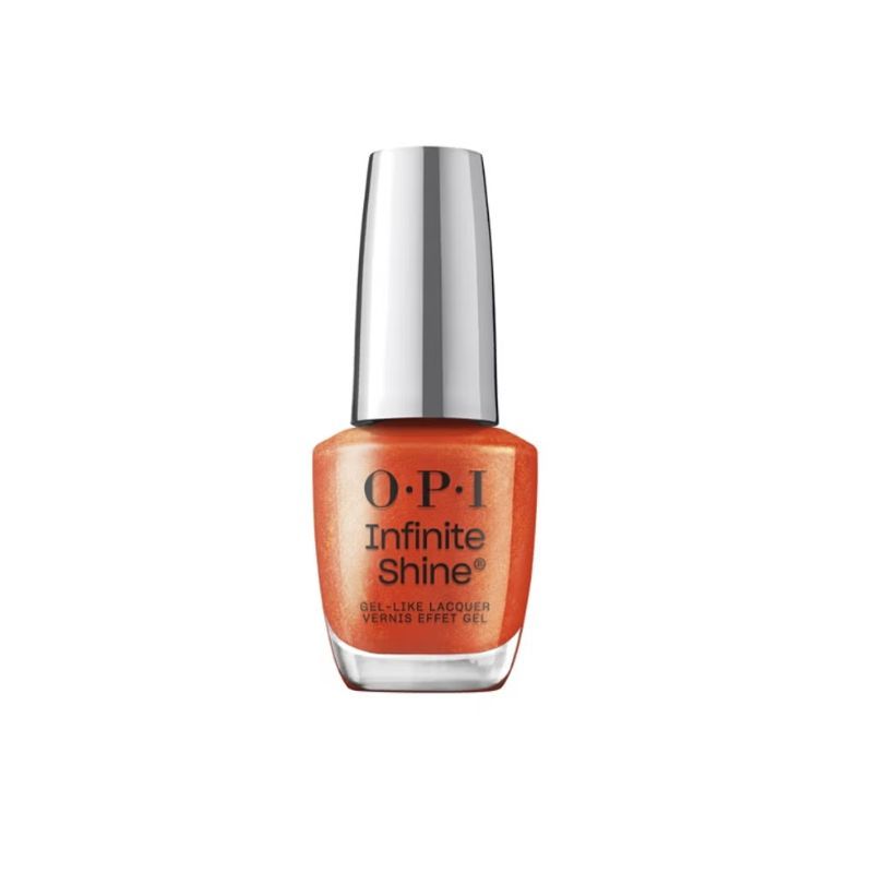 Esmalte naranja con brillo de opi