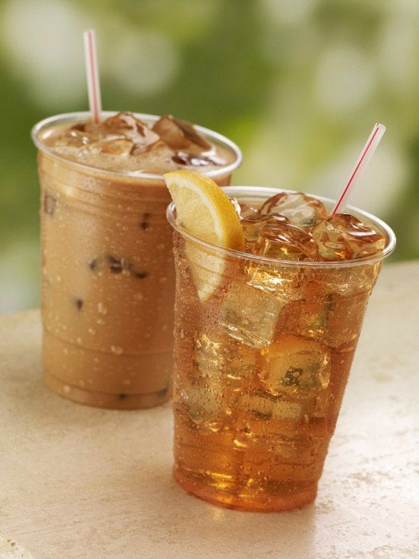 Café y té helados
