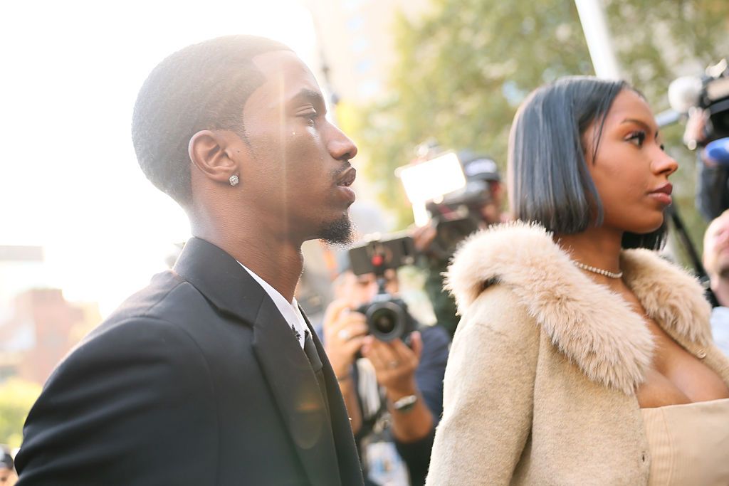 King Combs, también acompañó a su padre en el juicio