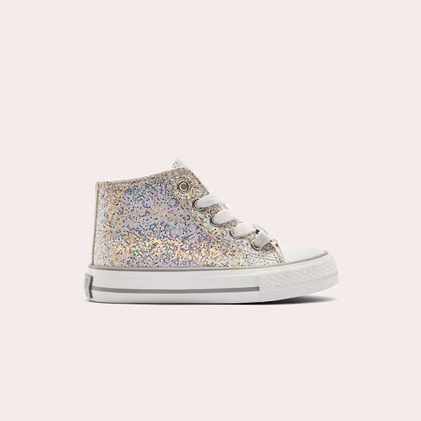 Zapatillas Niña Lona Bota Glitter de Conguitos