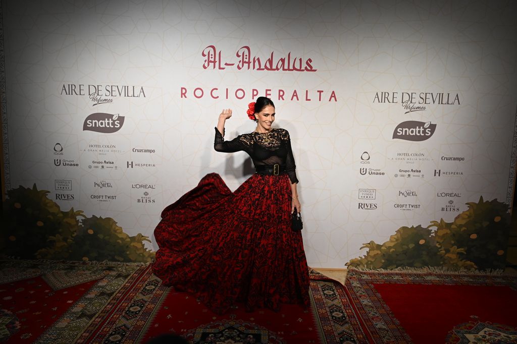 Adriana Abascal en el desfile de Al-Andalus de Rocío Peralta