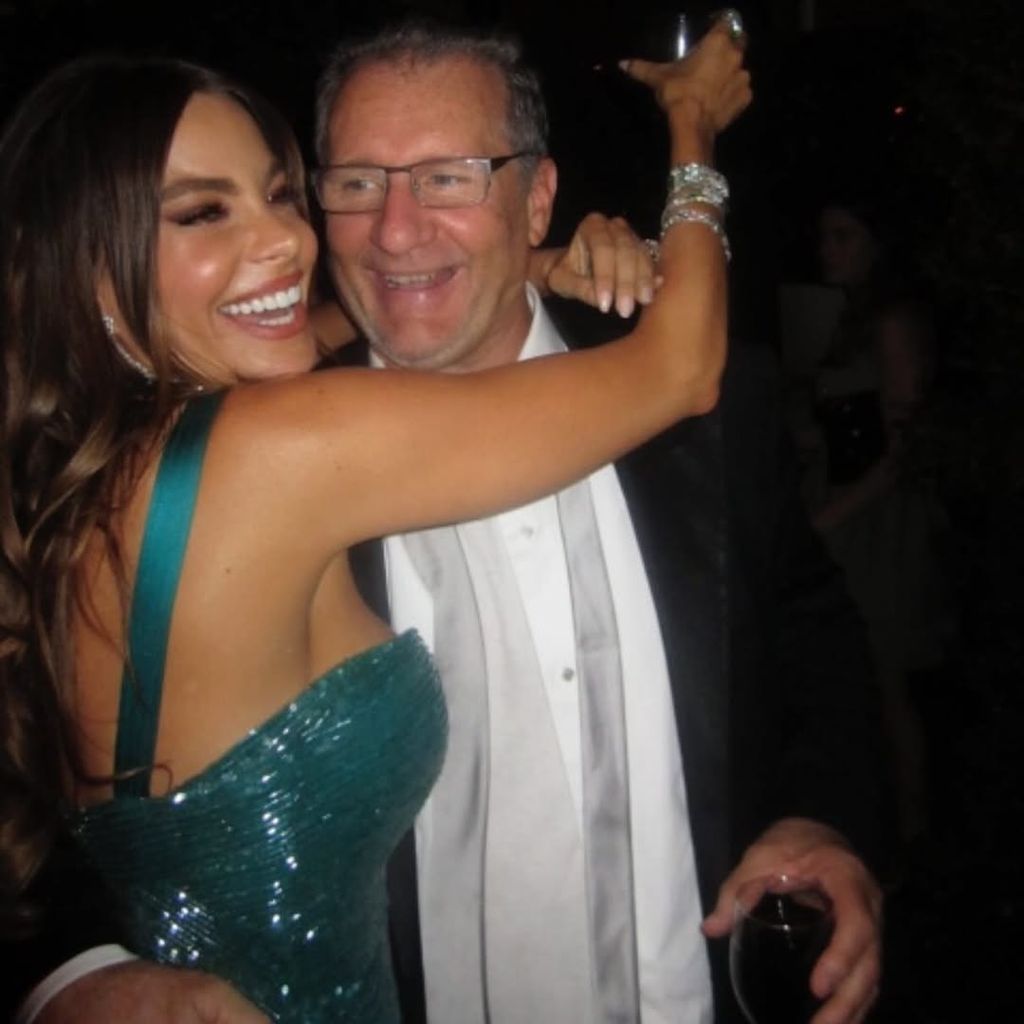 Sofía Vergara y Ed O'Neill, en la imagen que ha compartido ella en su perfil público