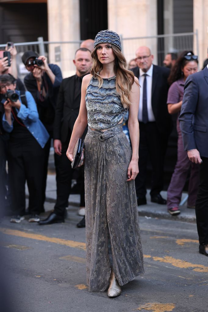 Zita d'Hauteville en el desfile de Armani Privé