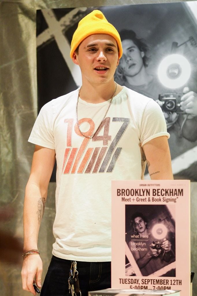 Brooklyn Beckham en el 'meet and greet' de su libro en 2017.