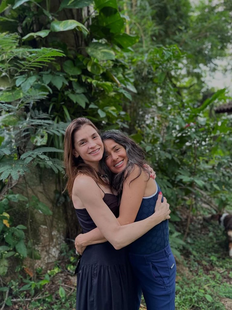 Irene Azuela y Salma Hayek