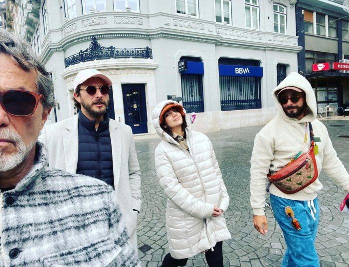 Humberto Zurita y sus hijos