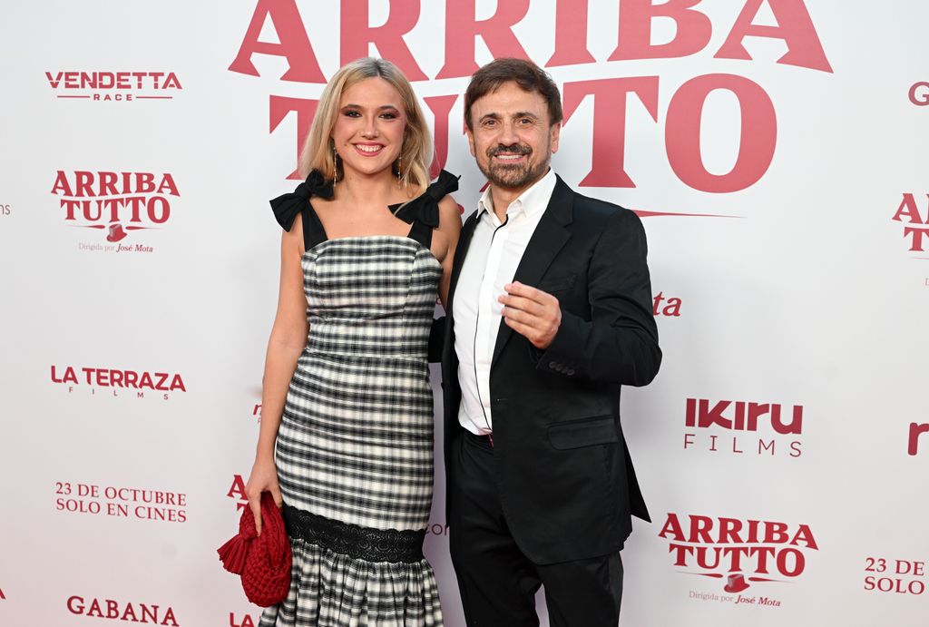José Mota y su hija Daniela durante el estreno de la película 'Arriba Tutto', este 5 de octubre en Madrid