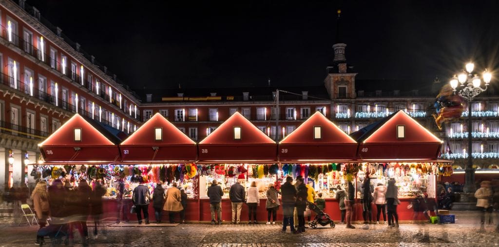 Mercadillo de la Plaza Mayor en Madrid