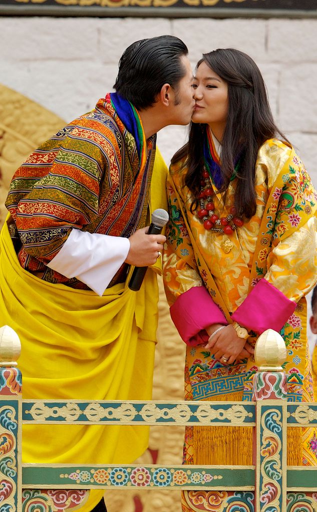 Jigme Khesar Namgyel Wangchuck y Jetsun Pema Wangchuck