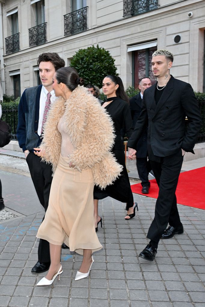 Los Beckham al completo en la Semana de la Moda Masculina de París