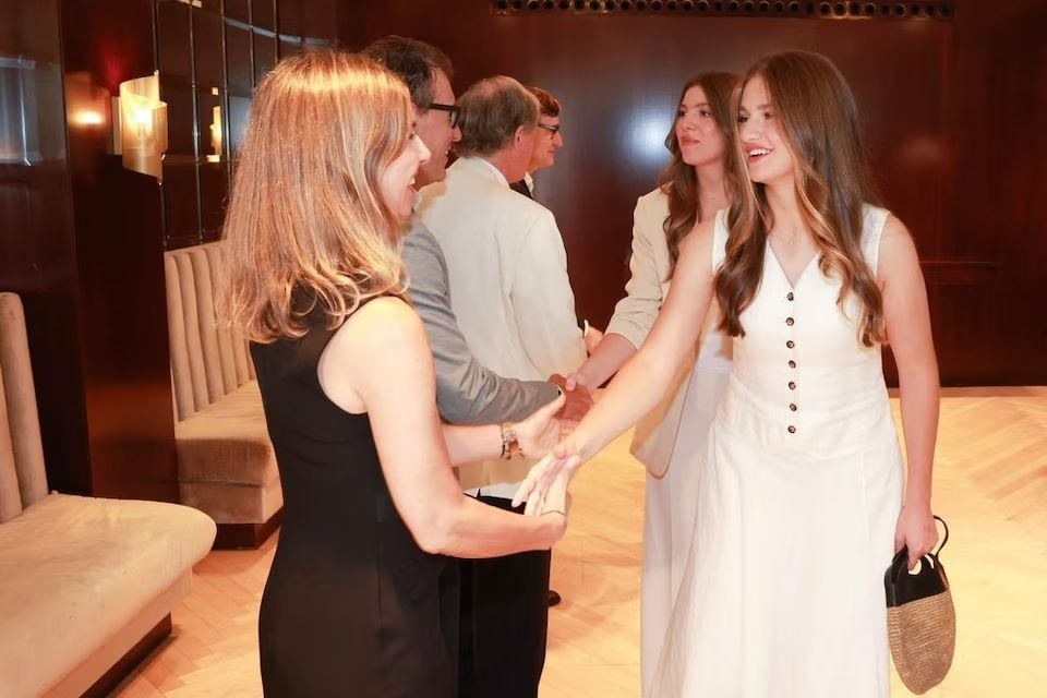 La princesa Leonor durante los actos de Princesa de Girona 2025