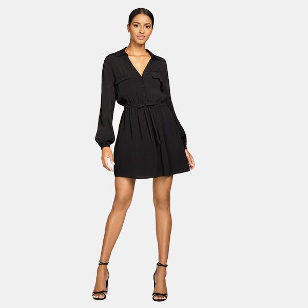 vestido corto camisero