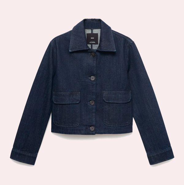 Chaqueta denim bolsillos
