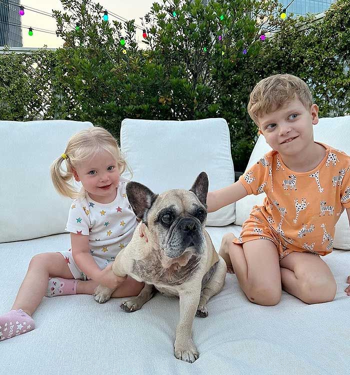 Leone y Vittoria con Matilda 