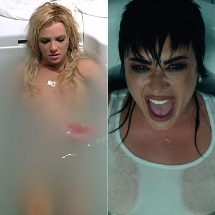 britney spears inspiración de demi lovato
