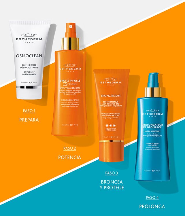 Productos de Institut Esthederm para un bronceado perfecto