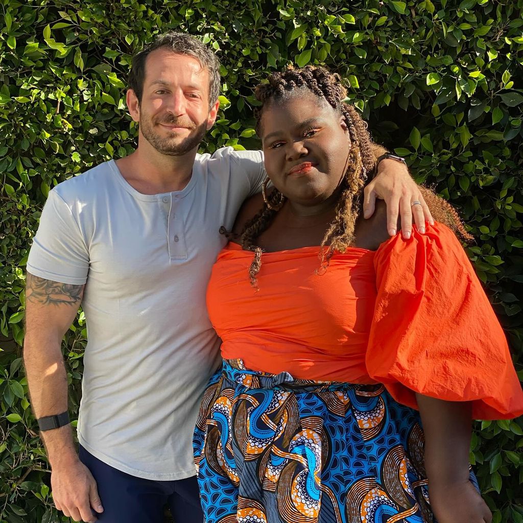 Gabourey Sidibe y Brandon Frankel
