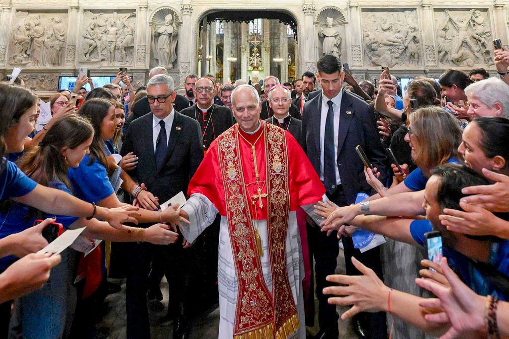 El Papa a su llegada a Barcelona