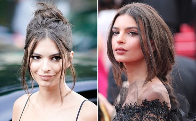 peinados sencillos de emily ratajkowski