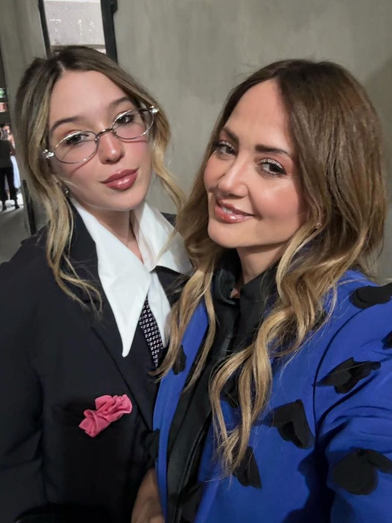 Andrea Legarreta y su hija Mía