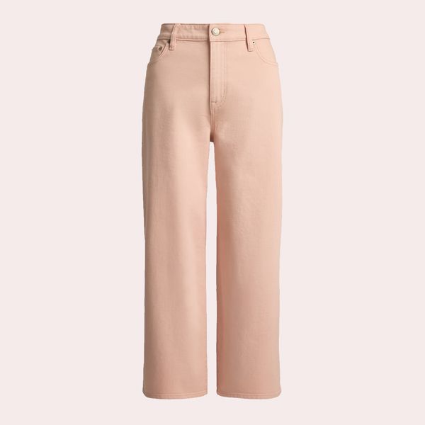 Jeans de pernera ancha y tiro alto Lauren