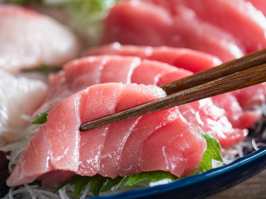 Sashimi de atún