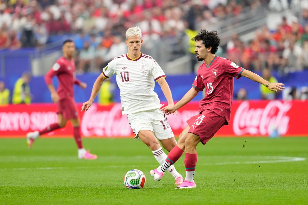 Dani Olmo, en el partido de este lunes ante Portugal