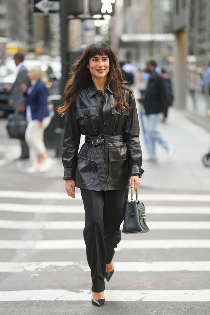 Belén Hostalet en el desfile de Ralph Lauren en Nueva York
