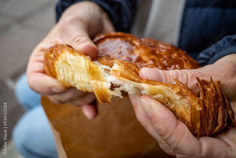 Hojaldrado, pain au chocolat