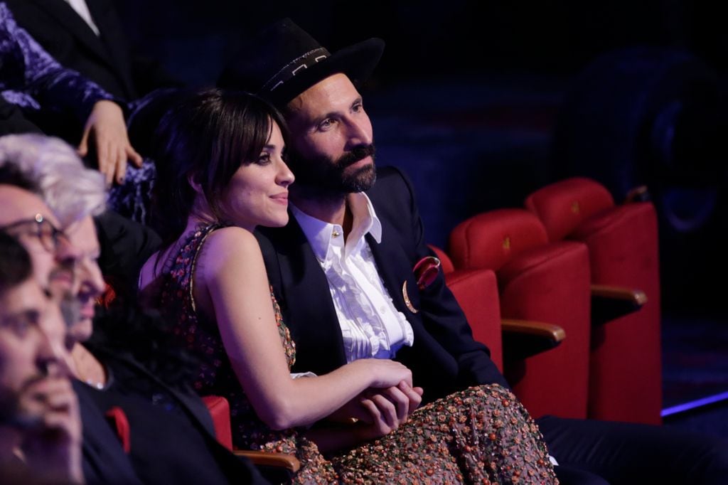 Actress Macarena Garcia and singer Leiva  during the 32th annual Goya Film Awards in Madrid, on Saturday 3rd February, 2018.