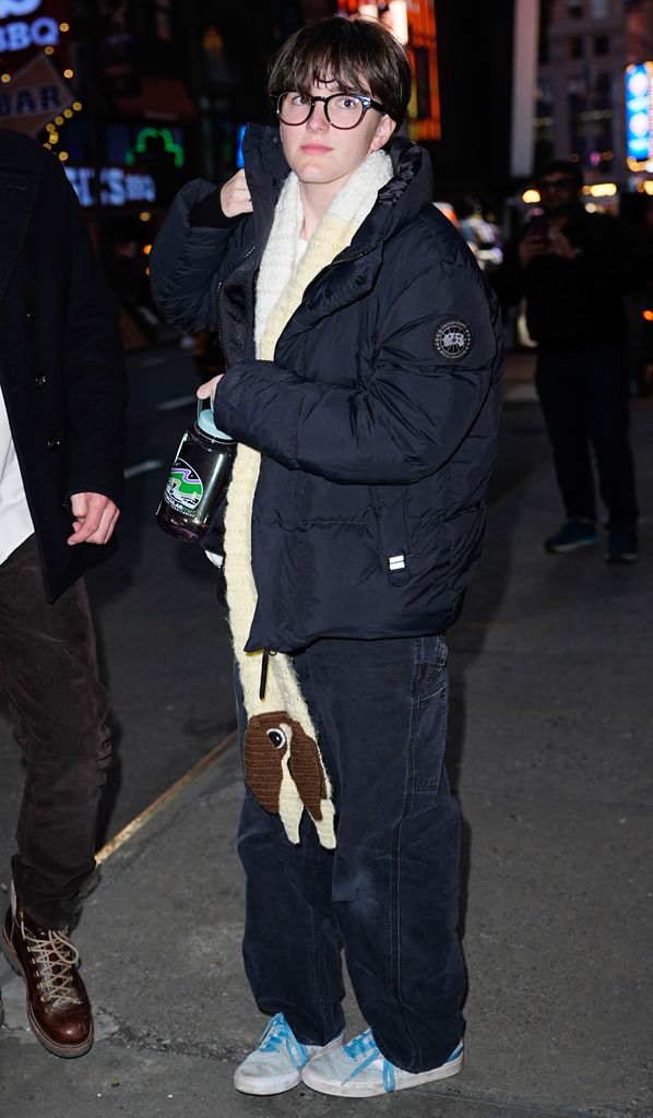 Fin Affleck en Broadway, viendo la obra 'Every Brilliant Thing', protagonizada por Daniel Radcliffe, el 25 de marzo de 2026