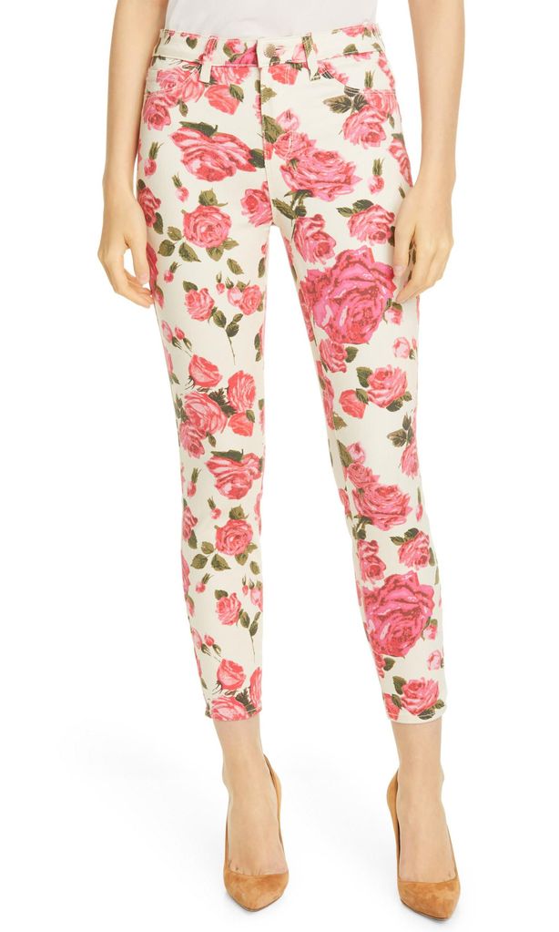 el estampado de rosas rojas fashion trend primaveral