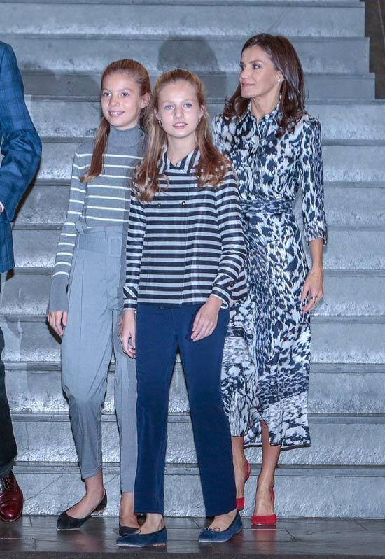 Doña Letizia y sus hijas