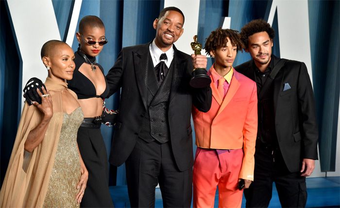 Will Smith con su familia