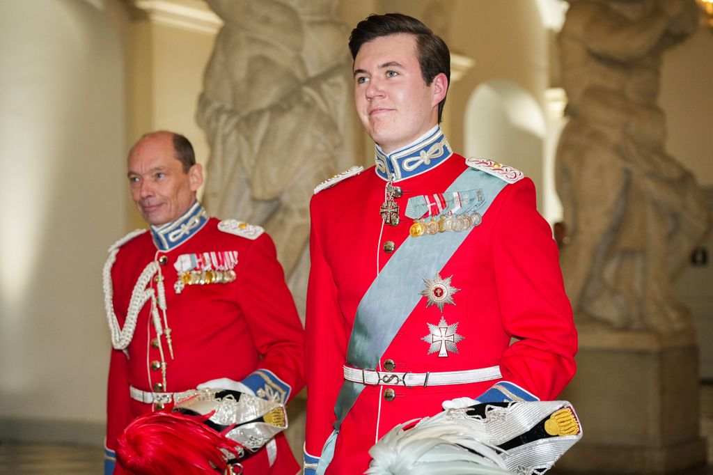 El príncipe Christian ha debutado en su primer banquete de Estado