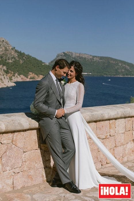 Rafa Nadal y Mery Perelló el día de su boda