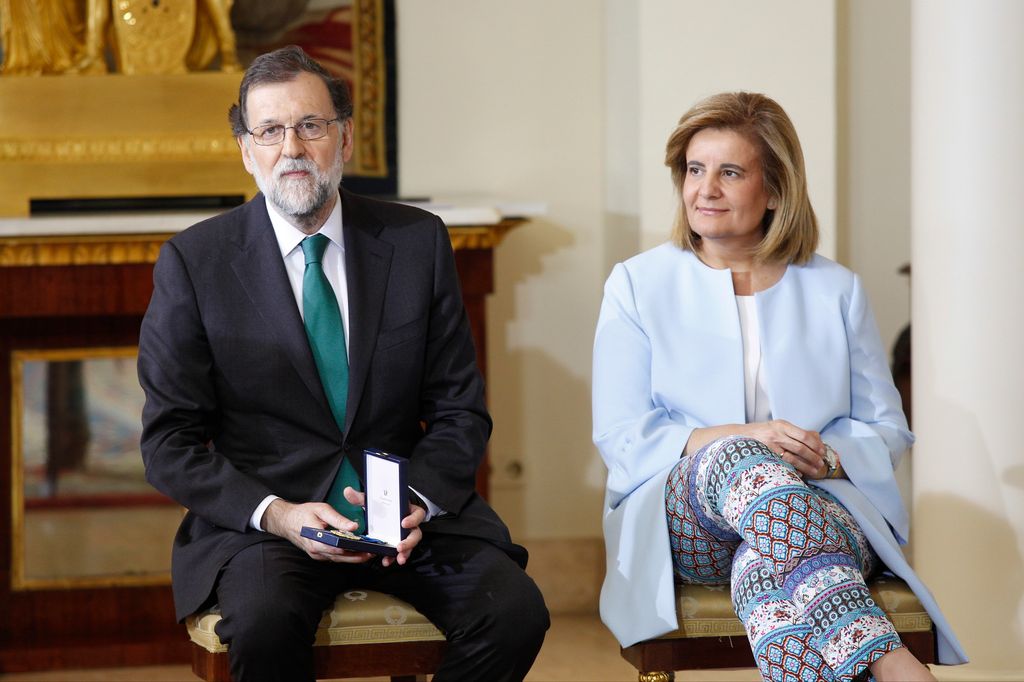 Mariano Rajoy y Fátima Báñez en 2017