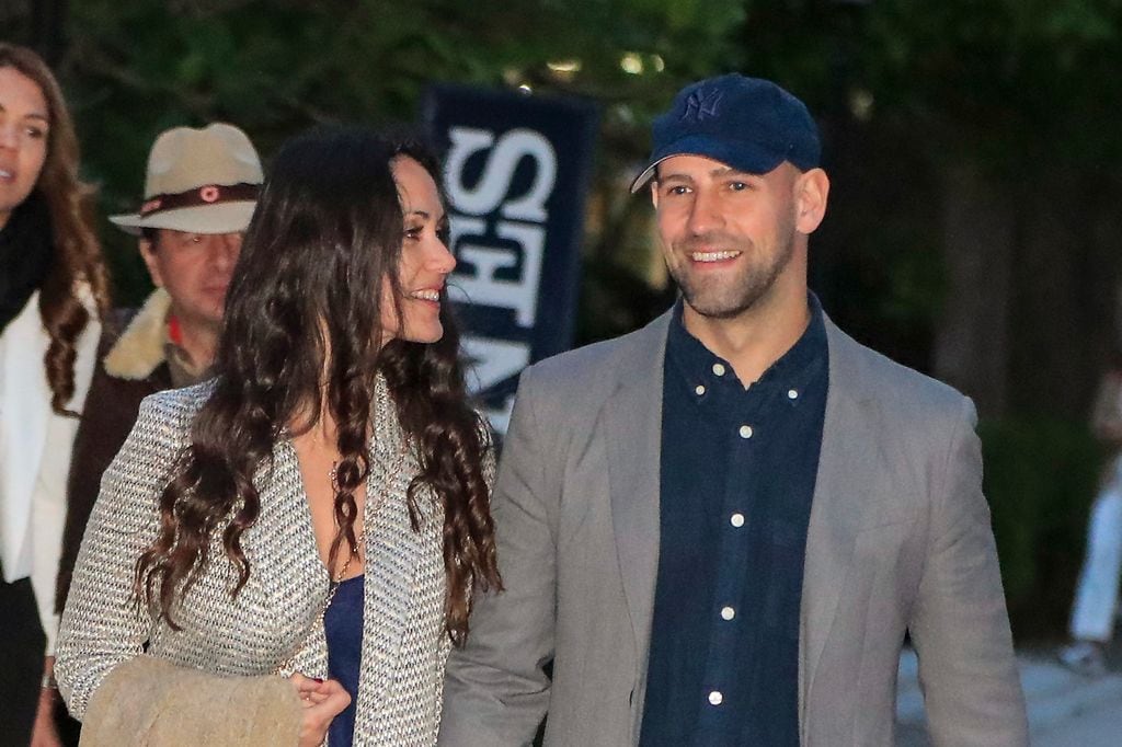 El presentador con su actual pareja