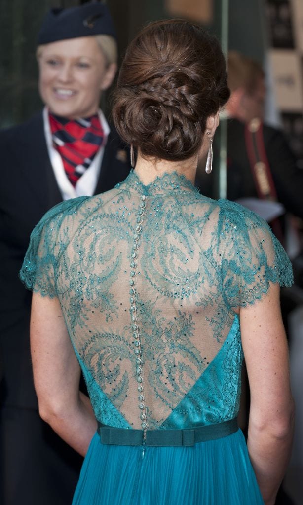 Kate Middleton vestido encaje