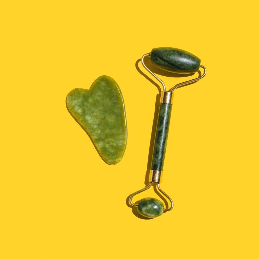 gua sha and face rollers