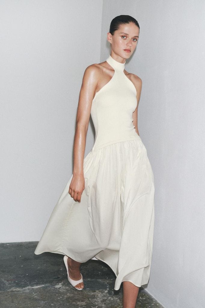 Vestido para boda civil de Zara