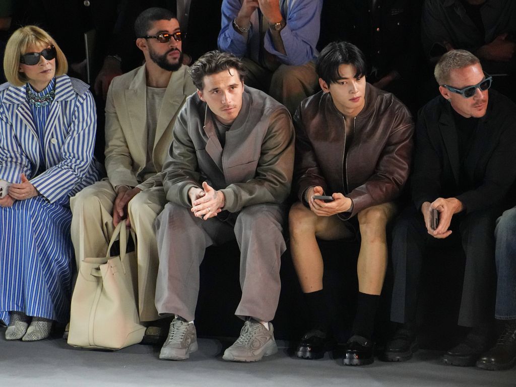 Anna Wintour, Brooklyn Beckham y Bad Bunny