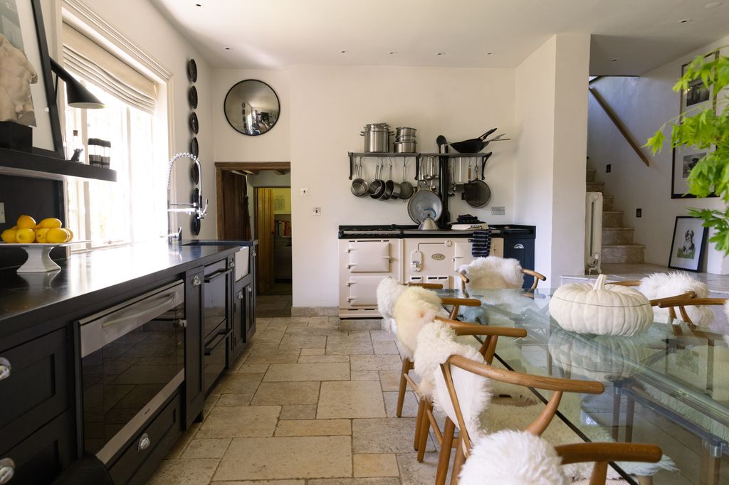 La cocina de la casa del conde de Snowdon