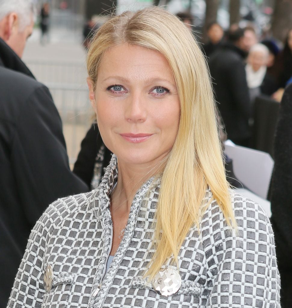 Actress Gwyneth Paltrow attending Chanel'scollection during fashion week in Paris, Tuesday, Jan.26, 2016.