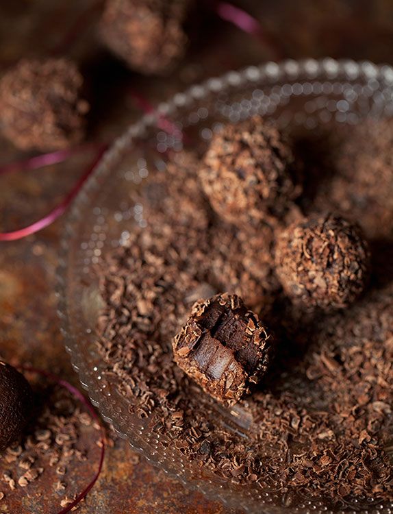trufas de chocolate