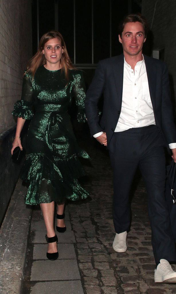 Princesa Beatriz con el vestido de Kate Middleton