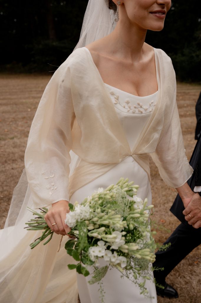 Ramo de novia de nardos
